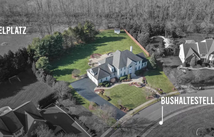 Drohnen-Luftaufnahme Immobilien verkaufen - POIs