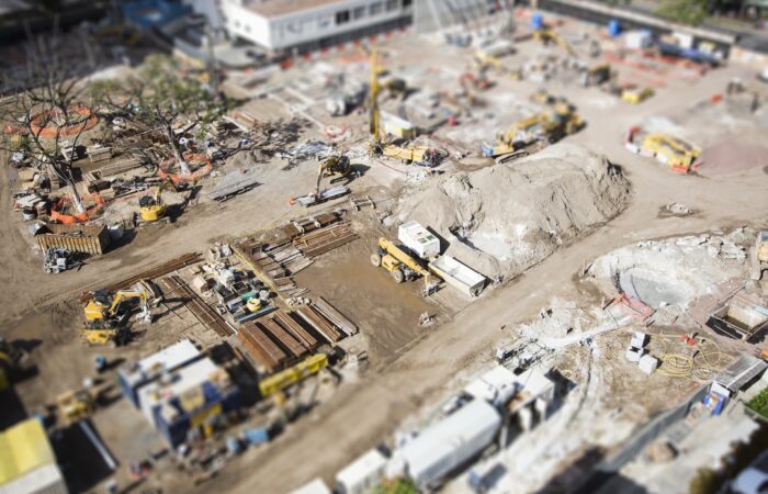 Luftaufnahme Baustelle Dokumentation