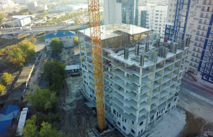 Drohnen Luftaufnahme Baustelle Dokumentation