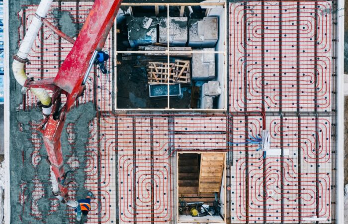 Baustelle Drohnen Luftaufnahme Dokumentation