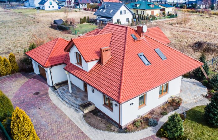 Immobilien Drohnen Luftaufnahme