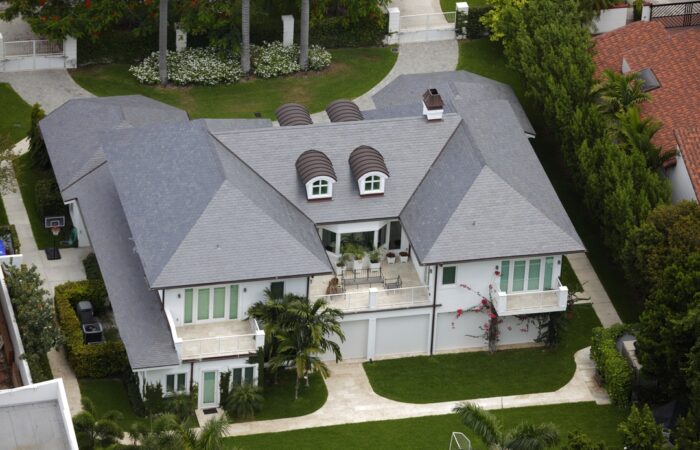 Immobilien Drohnen Luftaufnahme