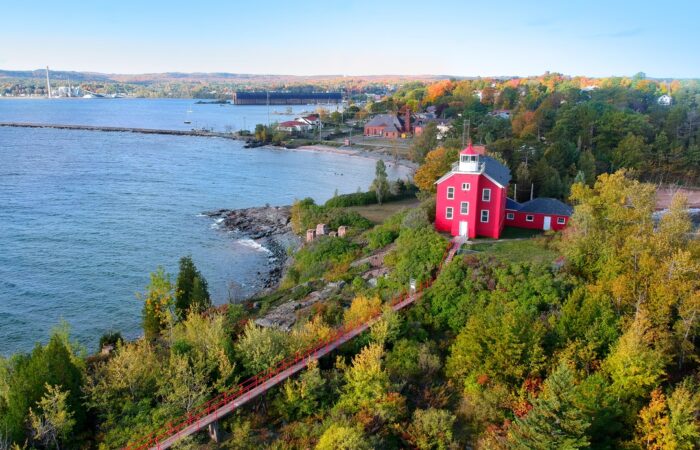 Immobilien Drohnen Luftaufnahme