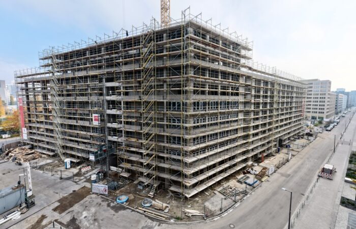 Baustelle Drohnenaufnahme Dokumentation