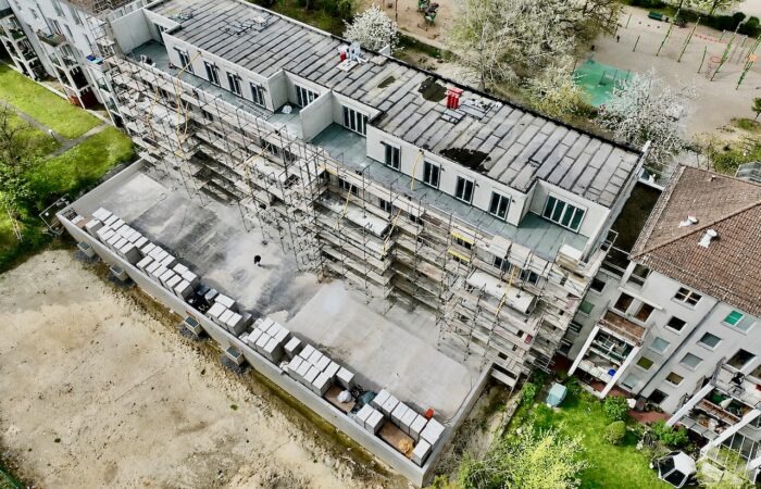 Baustelle Drohnenaufnahme Dokumentation